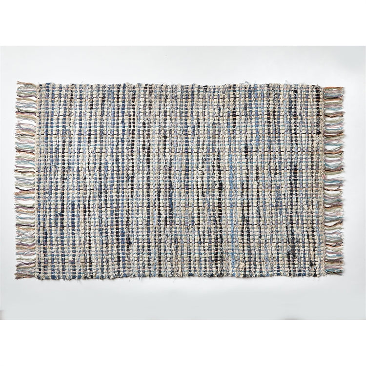 Plaid Chindi Rug