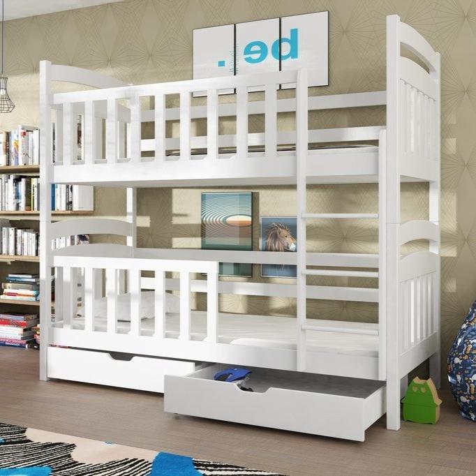 Woking Wooden Bunk Bed Sebus with Storage