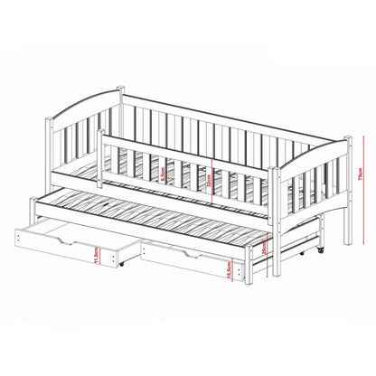 Uxbridge Amelka Double Bed with Trundle