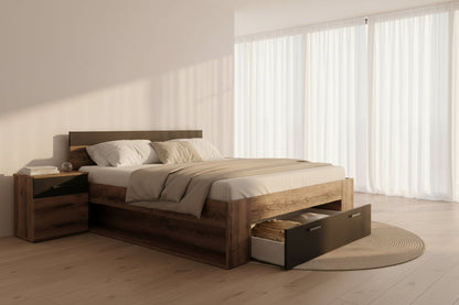 York Beta Divan Bed in Oak Monastery