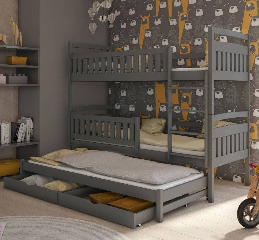 Epsom Blanka Bunk Bed with Trundle and Storage