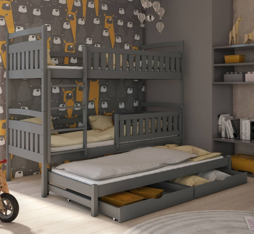 Epsom Blanka Bunk Bed with Trundle and Storage