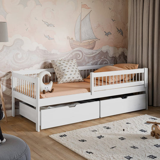 Kingston Wooden Single Bed Edi With Storage