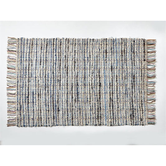Plaid Chindi Rug