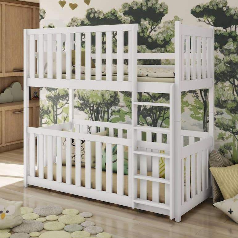 Oxford Wooden Bunk Bed with Cot Bed
