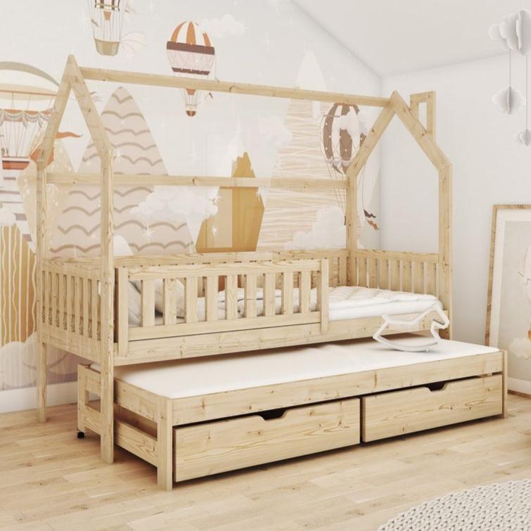 Reigate Wooden Single Bed Monkey With Trundle