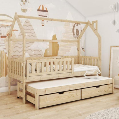Reigate Wooden Single Bed Monkey With Trundle
