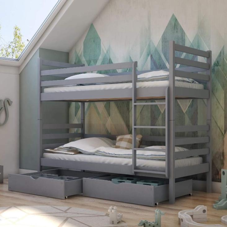 Preston Wooden Bunk Bed Nemo with Storage