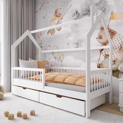 Tunbridge Wooden Single Bed Oskar With Storage