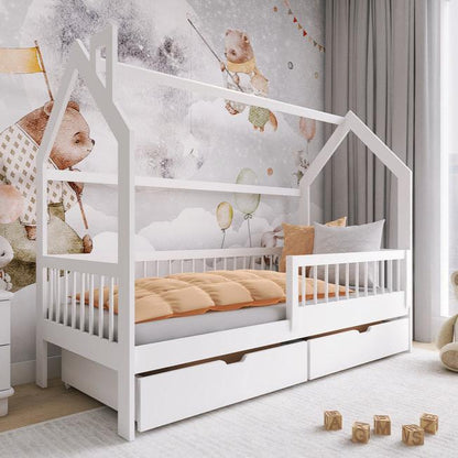 Tunbridge Wooden Single Bed Oskar With Storage