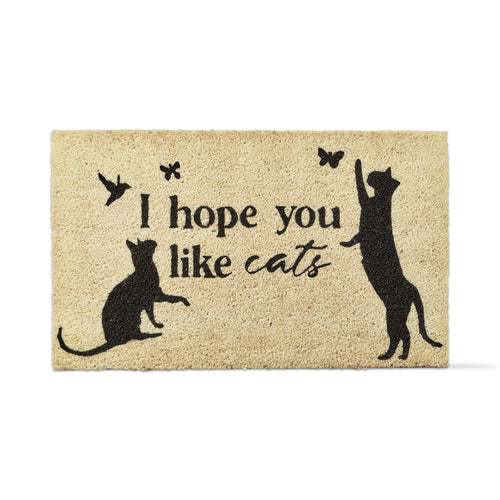 Hope You Like Cats Coir Mat