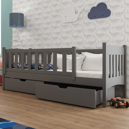 Solihull Wooden Single Bed Gucio with Storage