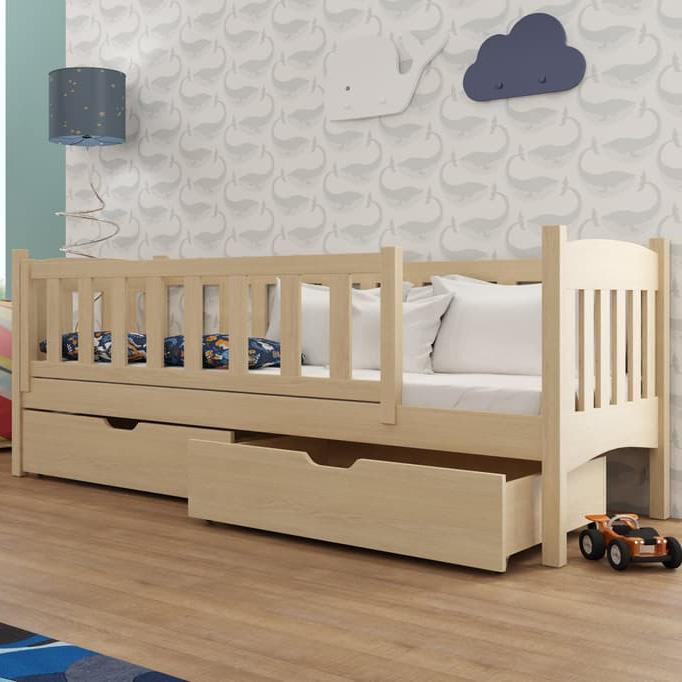 Solihull Wooden Single Bed Gucio with Storage