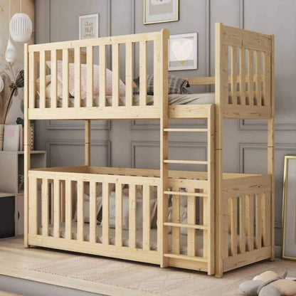 Oxford Wooden Bunk Bed with Cot Bed
