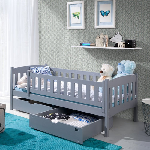 Solihull Wooden Single Bed Gucio with Storage